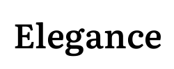 Elegance - logo